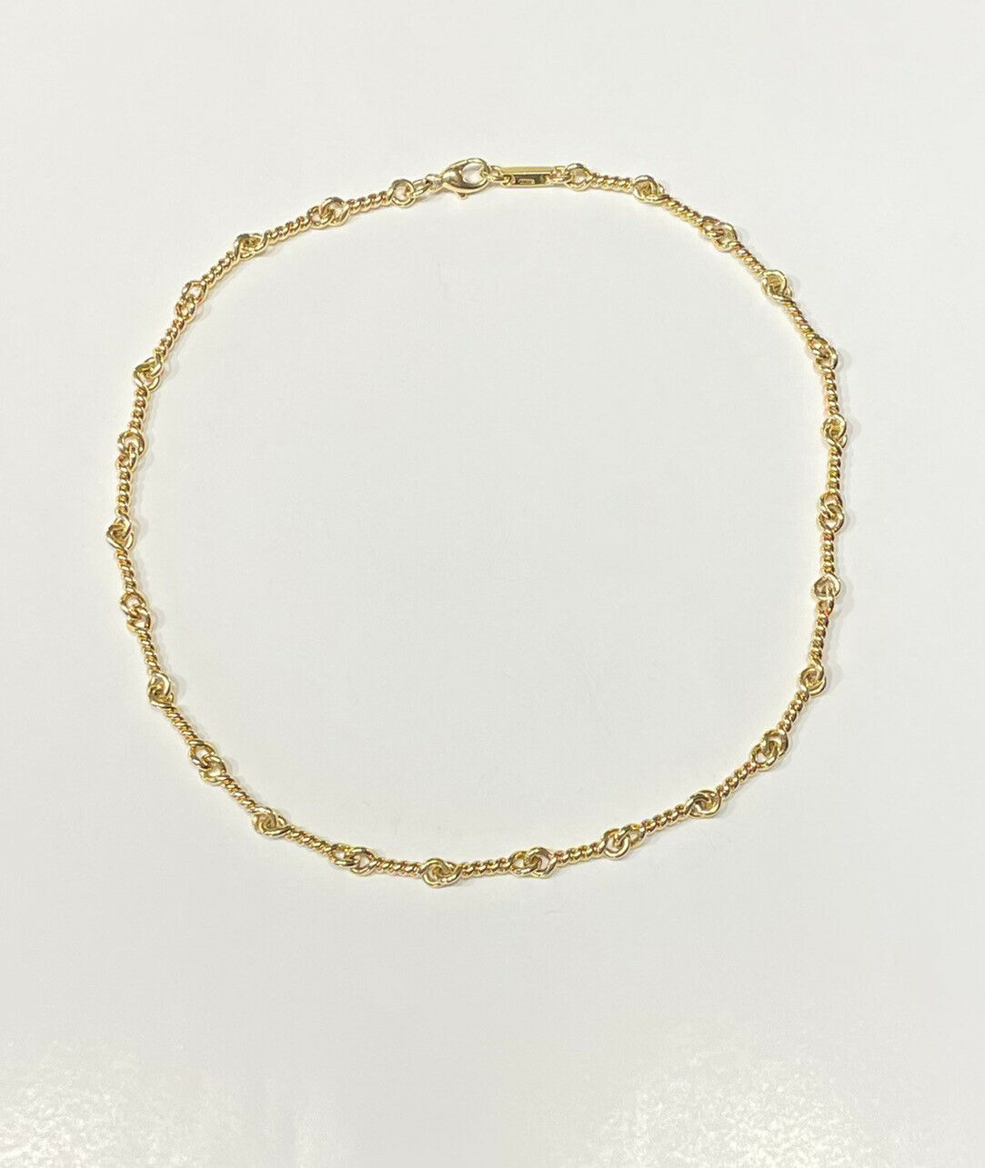 SOLD Bvlgari 18k Yellow Gold Chain Link Necklace